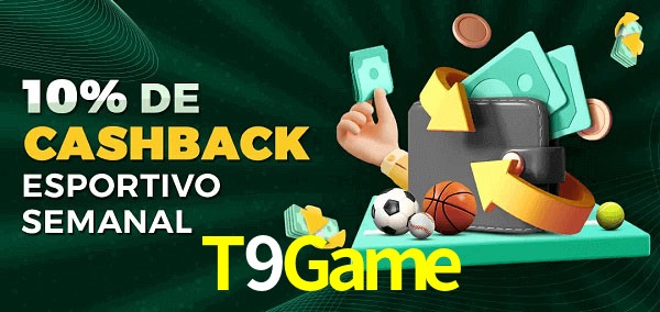 10% de bônus de cashback na T9Game