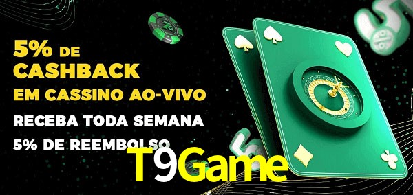Promoções do cassino ao Vivo T9Game